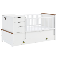 Бебешка кошара и детско легло 2в1 Kakule 80х180 см