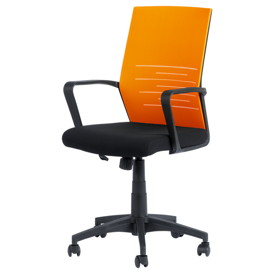 Детски стол Carmen 7041- черен - оранжев Детски стол Carmen 7041- черен - оранжев