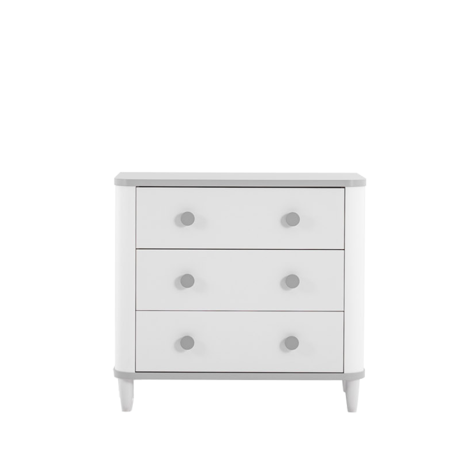 Скрин за дрехи с три чекмеджета Aden