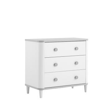 Скрин за дрехи с три чекмеджета Aden