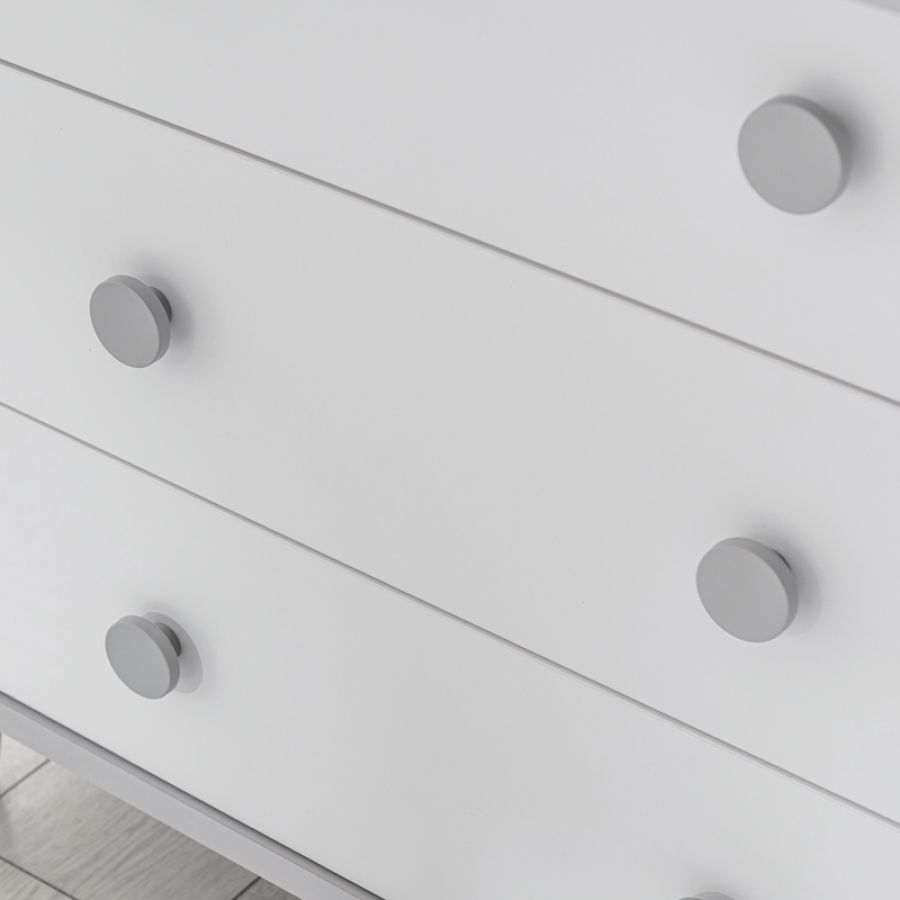 Скрин за дрехи с три чекмеджета Aden