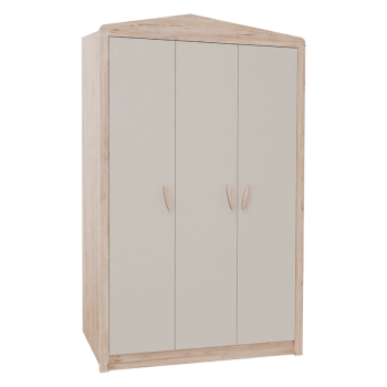 Детски трикрилен гардероб My House 
