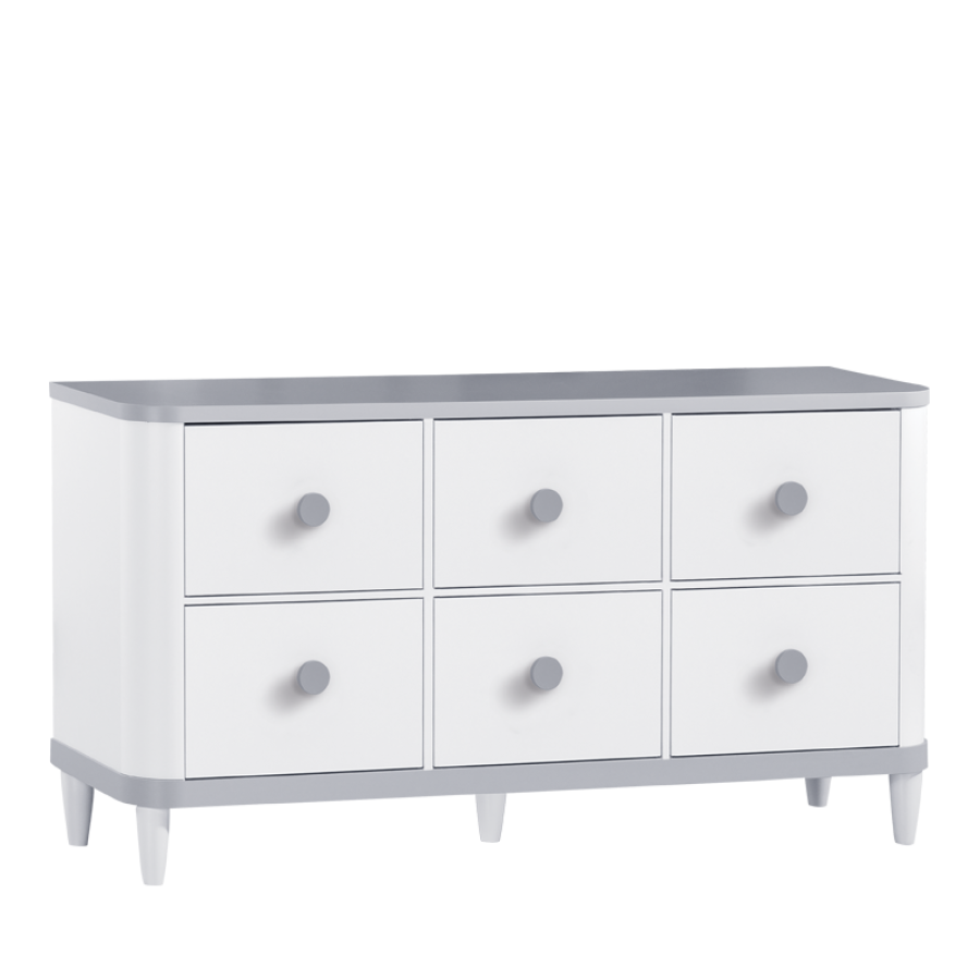 Скрин за дрехи с шест чекмеджета Aden