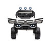 Eлектрически джип Mercedes UNIMOG бял EVA гуми
