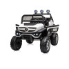 Eлектрически джип Mercedes UNIMOG бял EVA гуми