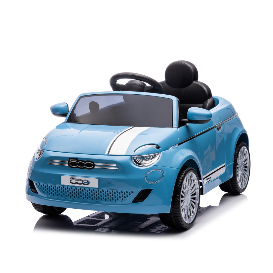 Електрическа кола FIAT 500 синя