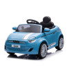 Електрическа кола FIAT 500 синя