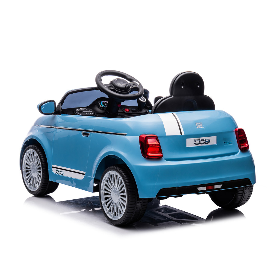 Електрическа кола FIAT 500 синя