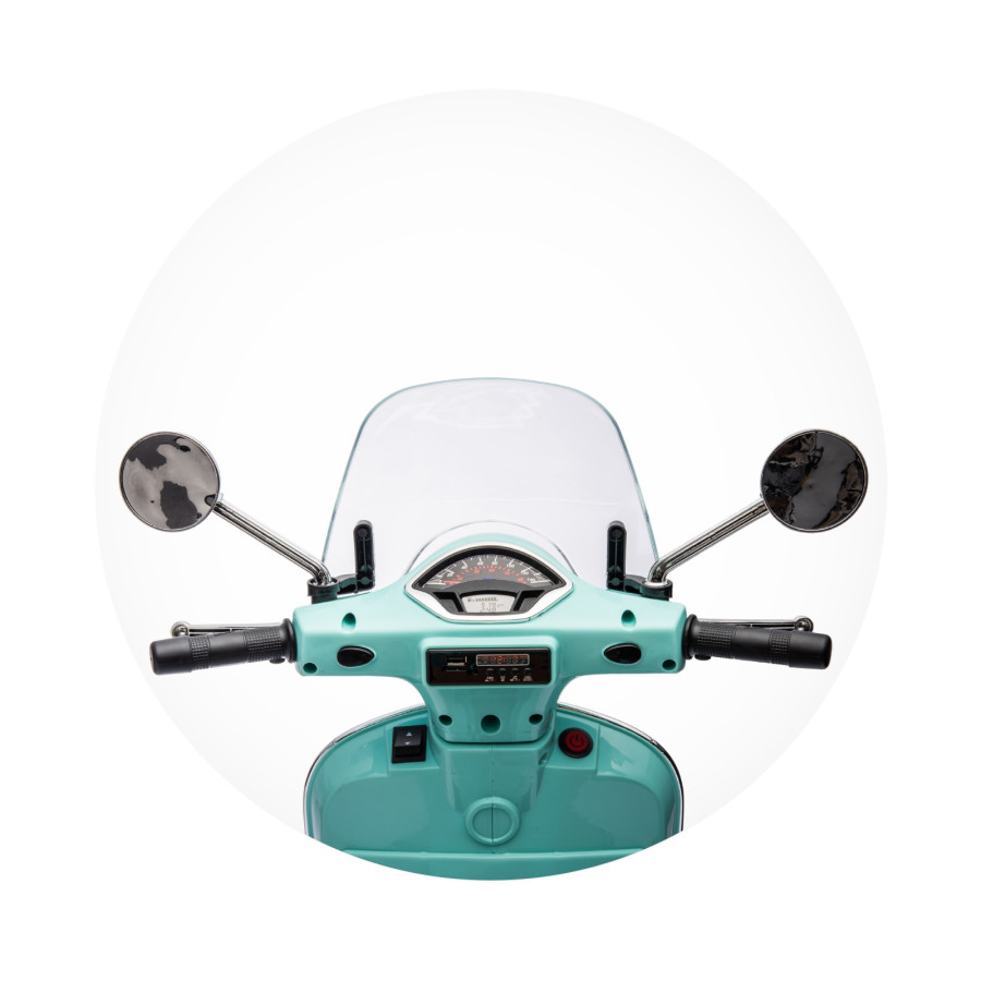 Електрически мотор Vespa GTS Super зелен