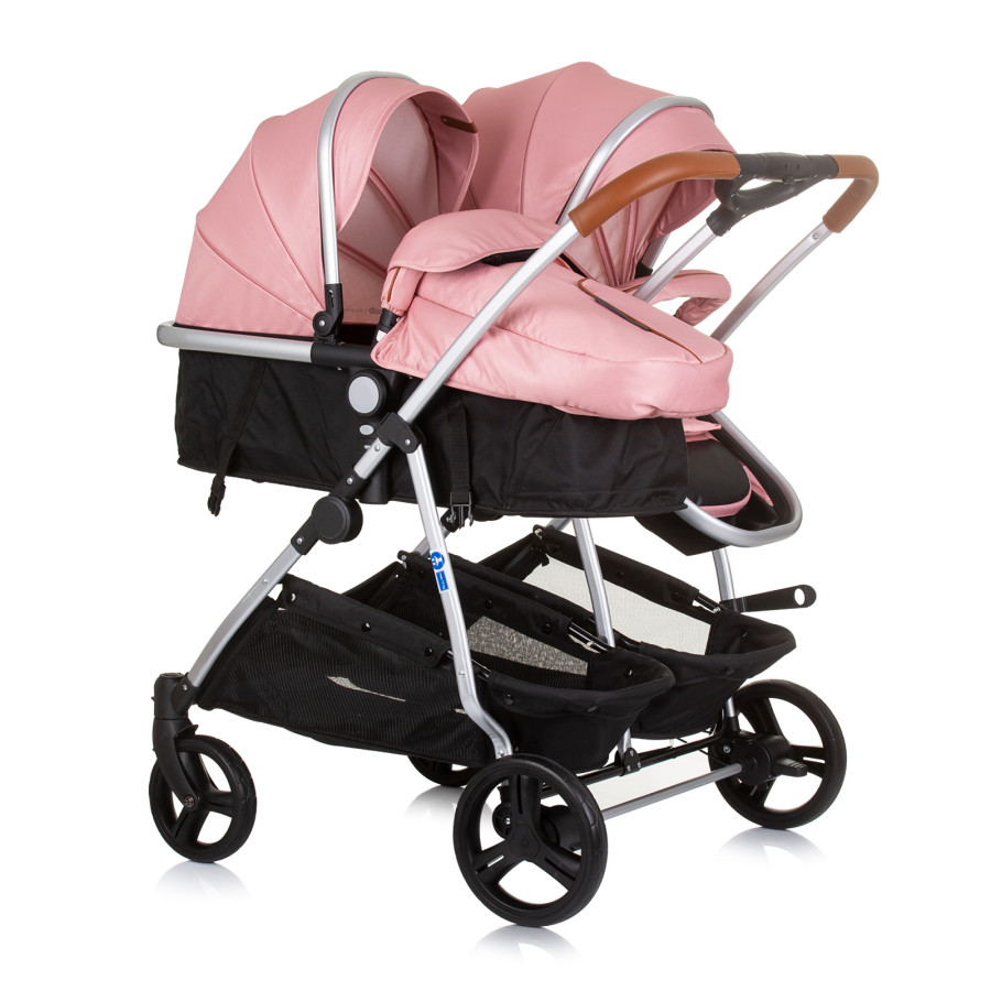 Количка за близнаци Дуо Смарт фламинго