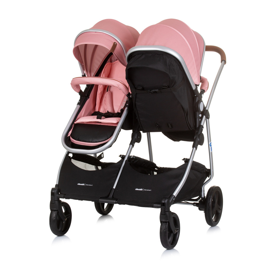 Количка за близнаци Дуо Смарт фламинго