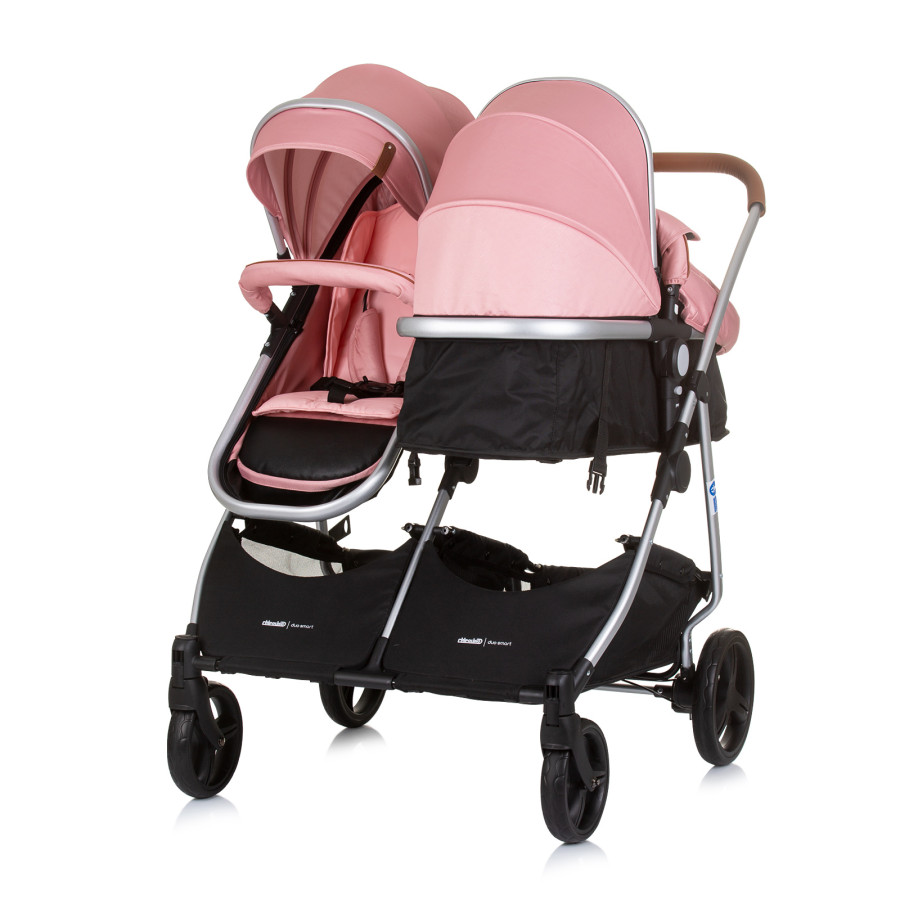 Количка за близнаци Дуо Смарт фламинго