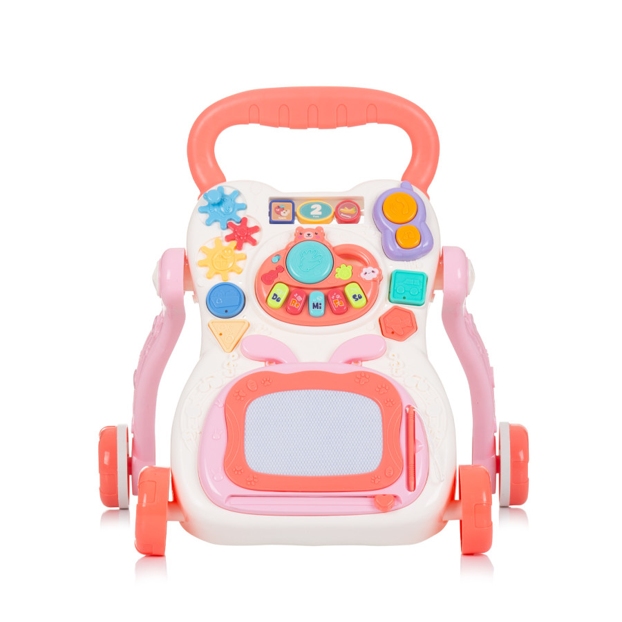 Музикална играчка на колела Забавна игра розова