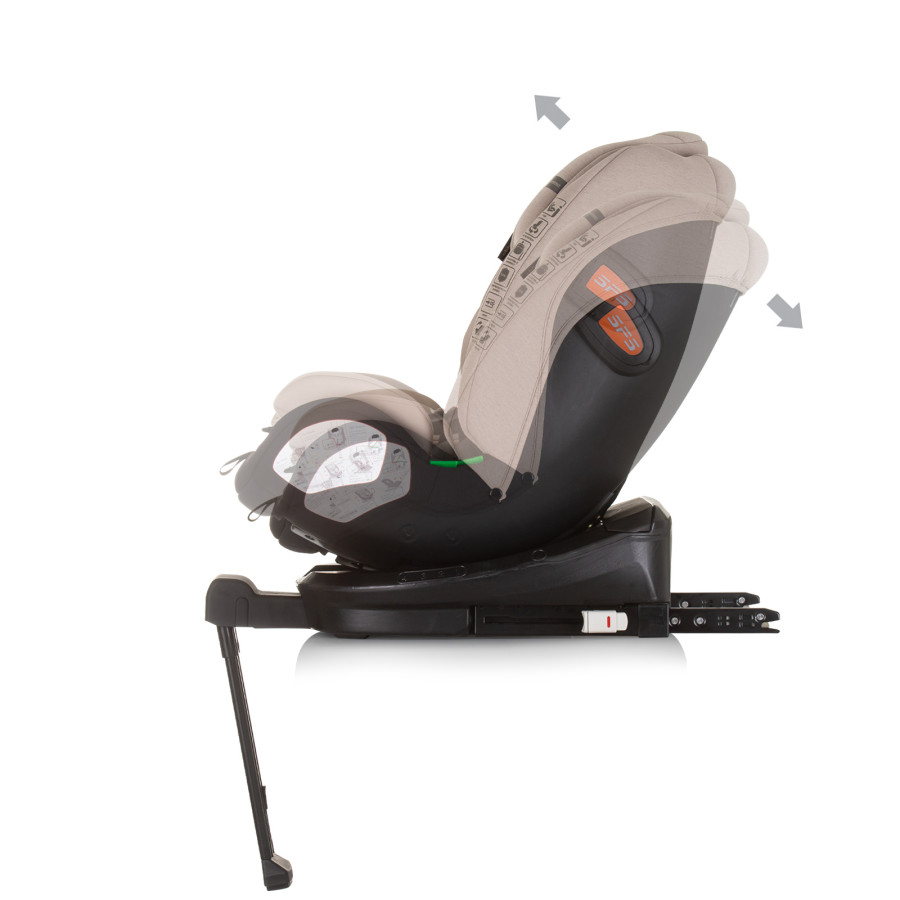 Стол за кола 360 I-size 40-150 Торино макадамия