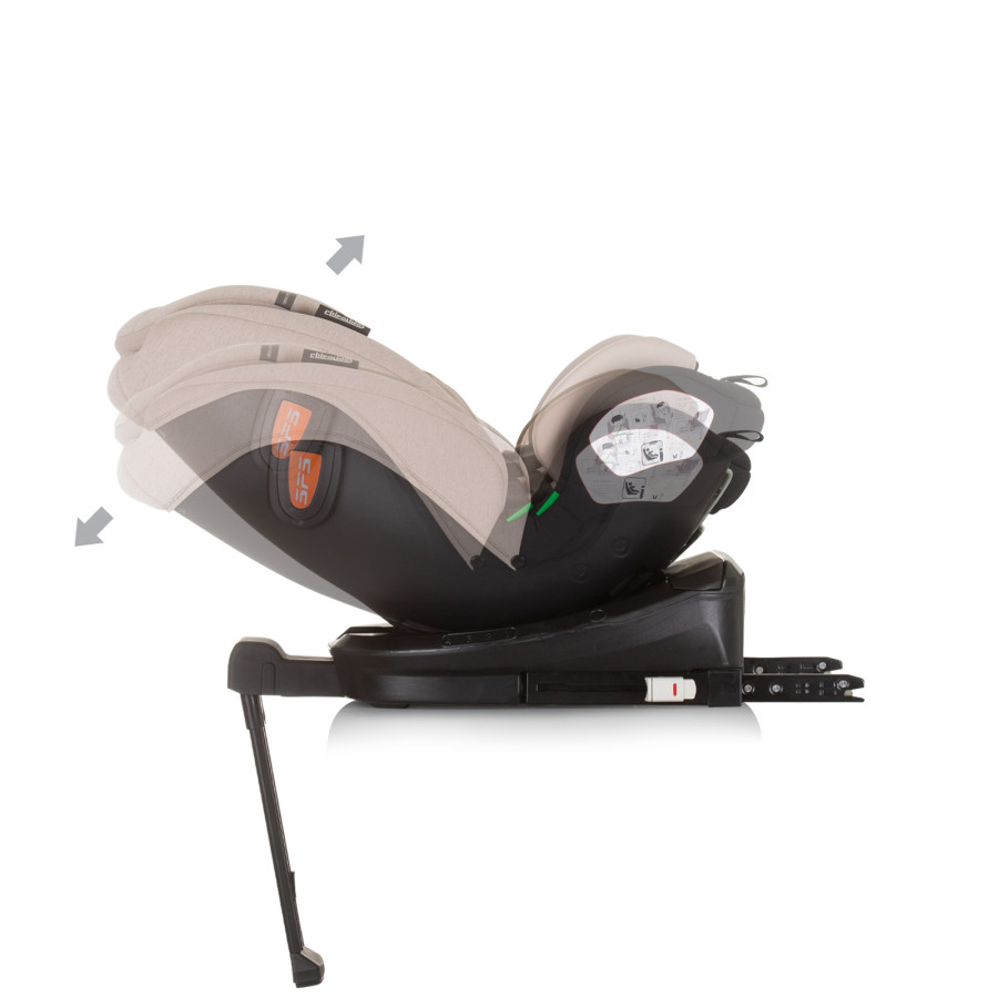 Стол за кола 360 I-size 40-150 Торино макадамия