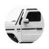 Eлектрически джип Mercedes G63 за две деца бял EVA гуми
