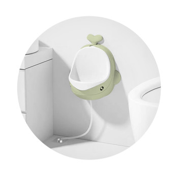 Гърне - писоар за момченца Китче зелено