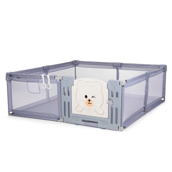 Кошара за игра Amico 180/200cm с врата сива