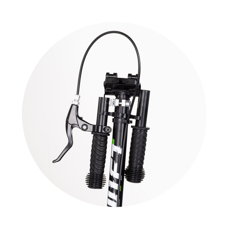 Скутер със спирачка до 100кг Swift черен