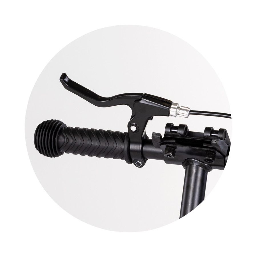 Скутер със спирачка до 100кг Swift черен