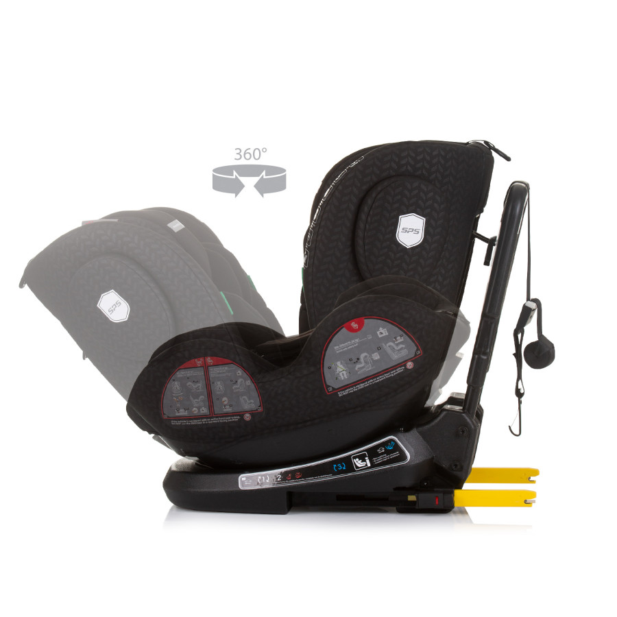 Стол за кола 360 I-size 40-150 Peak обсидиан