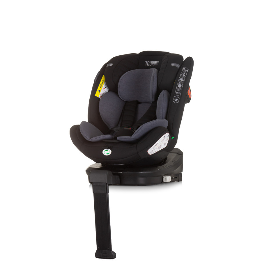 Стол за кола 360 I-size 40-150 Торино обсидиан