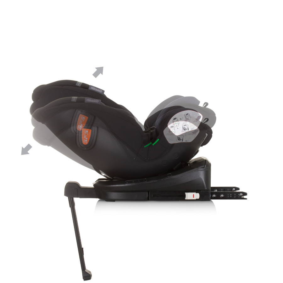 Стол за кола 360 I-size 40-150 Торино обсидиан