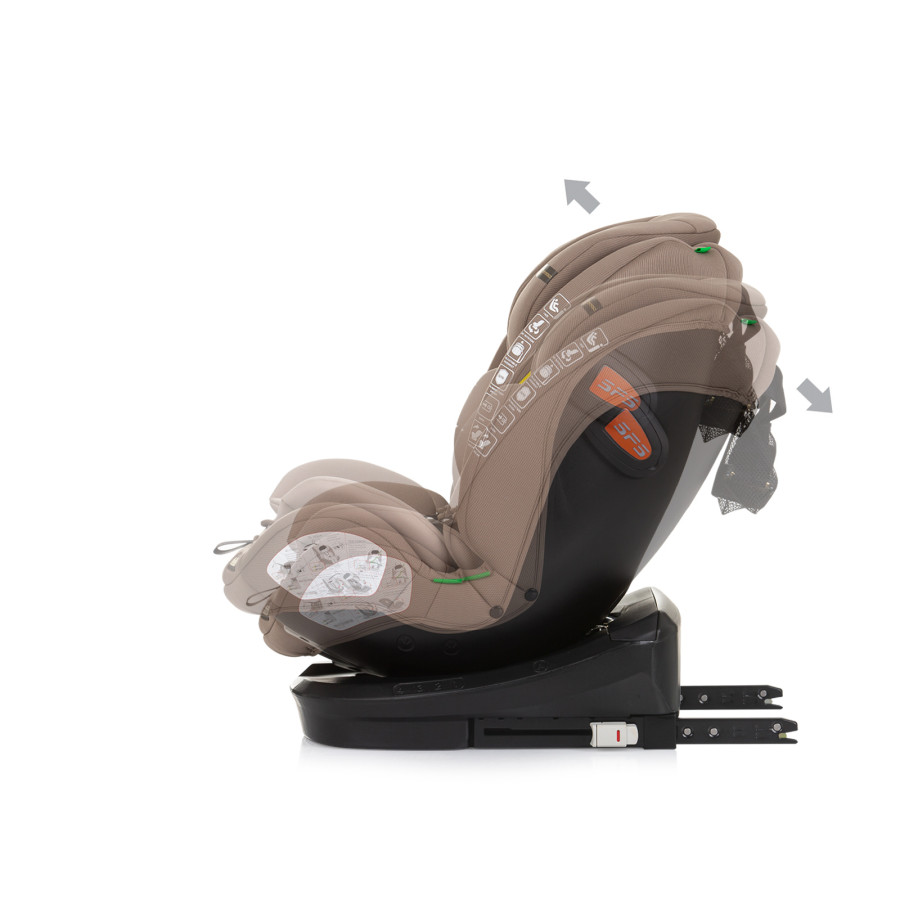 Стол за кола 360 I-size 40-150 Воларе макадамия