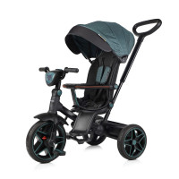 Триколка със сенник Дерби синьо-зелена