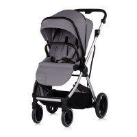 Детска количка 3 в 1 Аурора тъмно сива