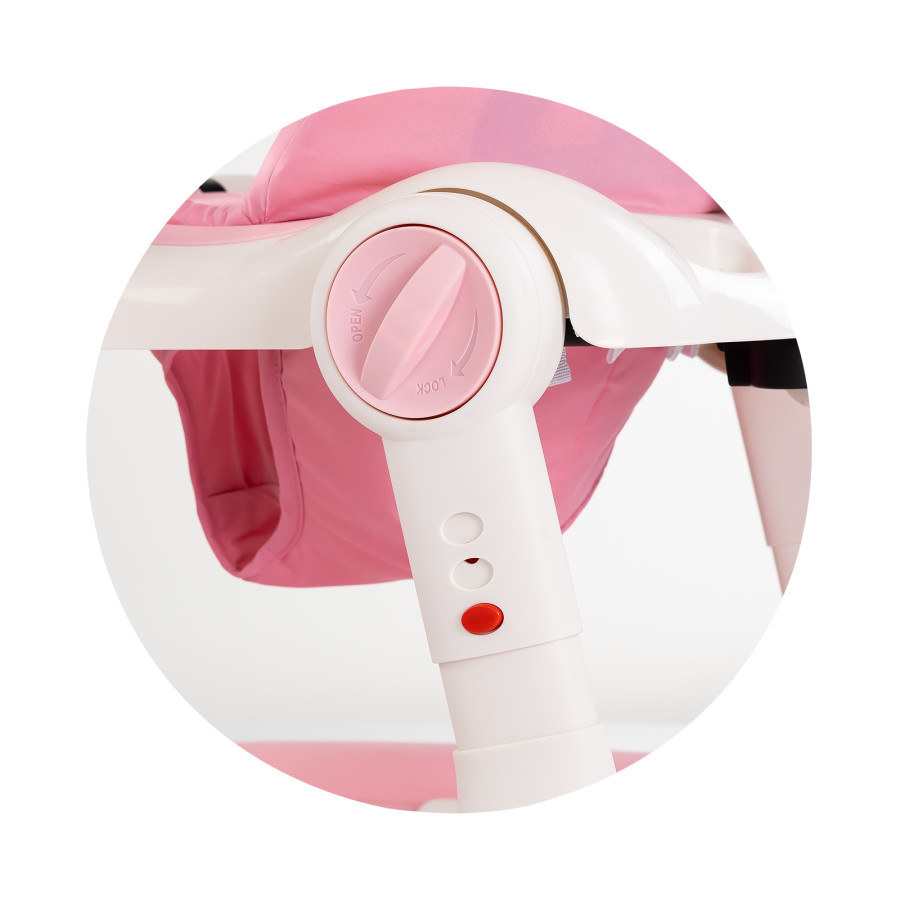 Детска проходилка 5в1 Happy Walker розова