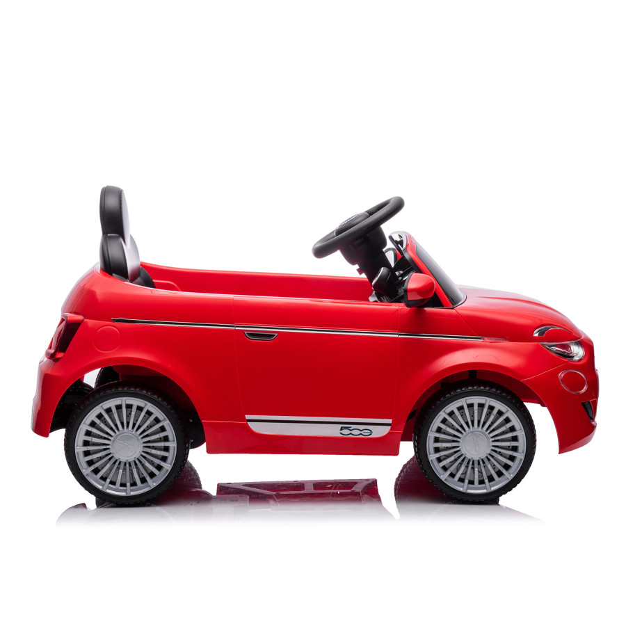 Електрическа кола FIAT 500 червена