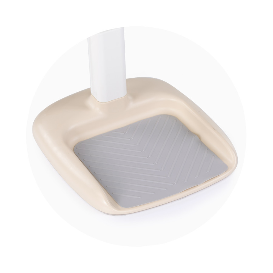 Помощна стойка за къпане с опора Пате бежова