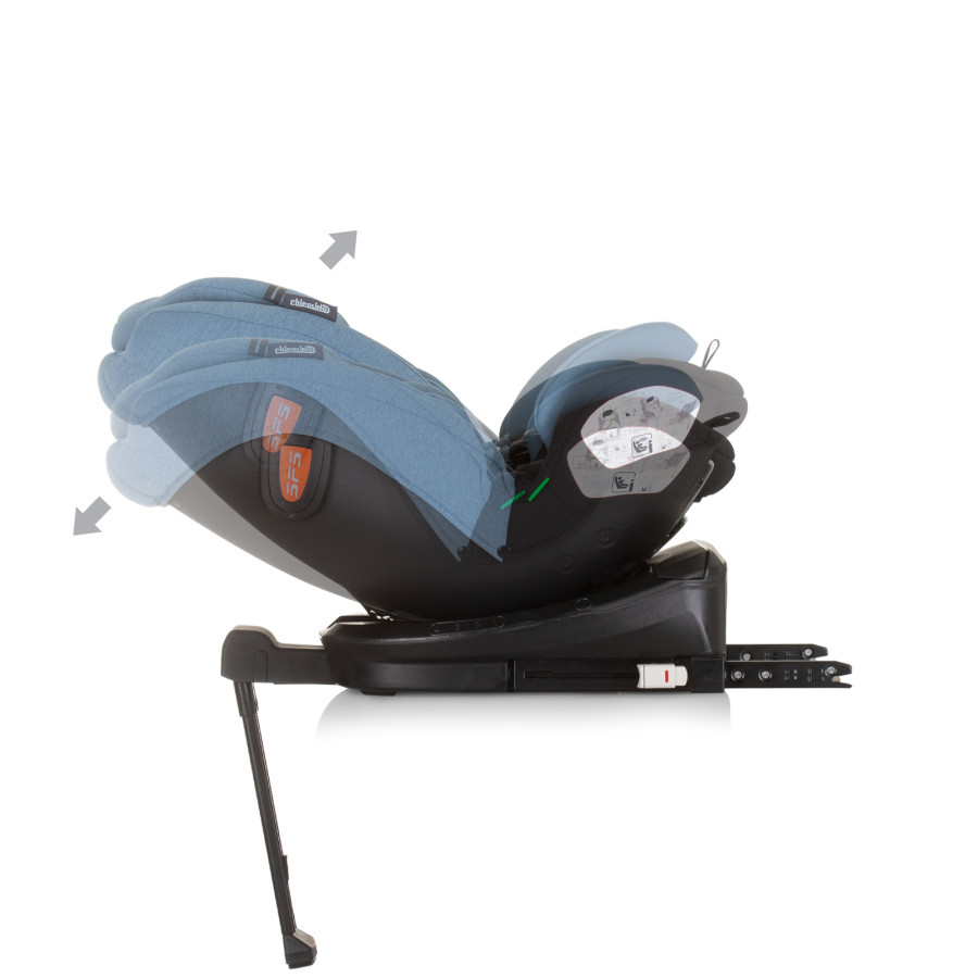 Стол за кола 360 I-size 40-150 Торино синьо