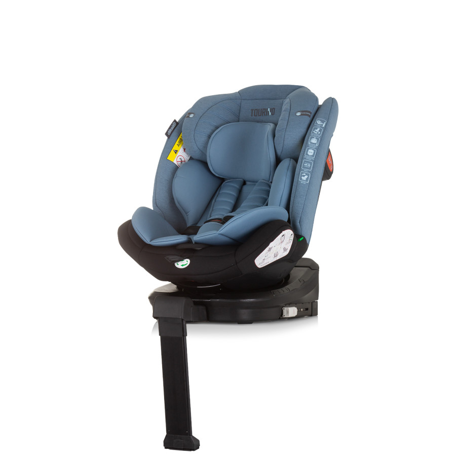 Стол за кола 360 I-size 40-150 Торино синьо