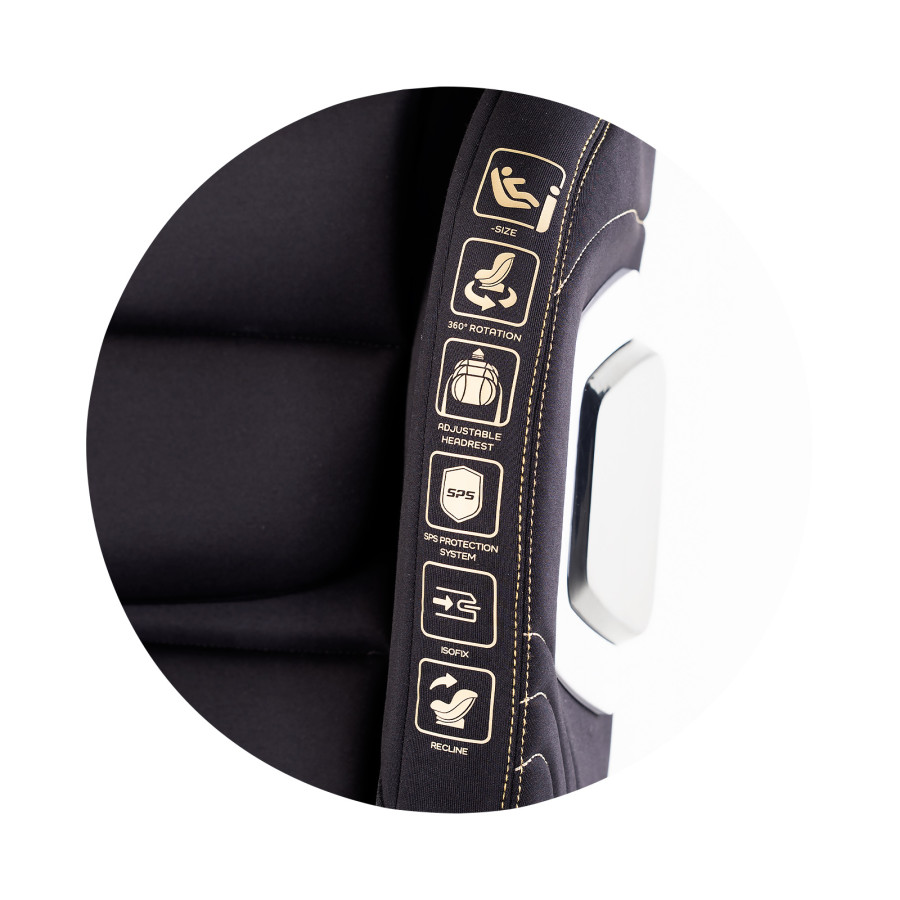 Стол за кола 360 i-Size 40-150 см Clima Air къпина