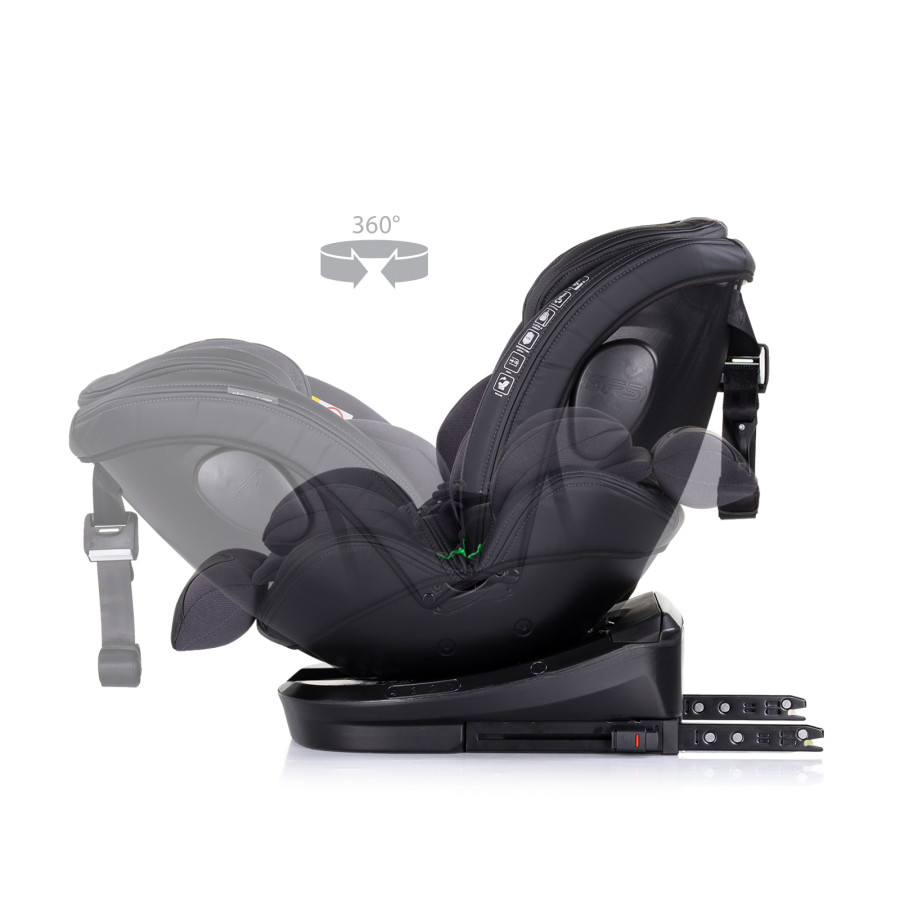 Стол за кола360 I-size 40-150 см Hypnotic антрацит