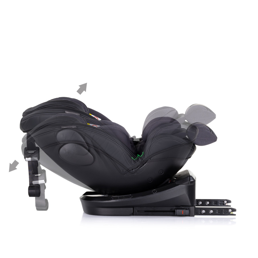 Стол за кола360 I-size 40-150 см Hypnotic антрацит
