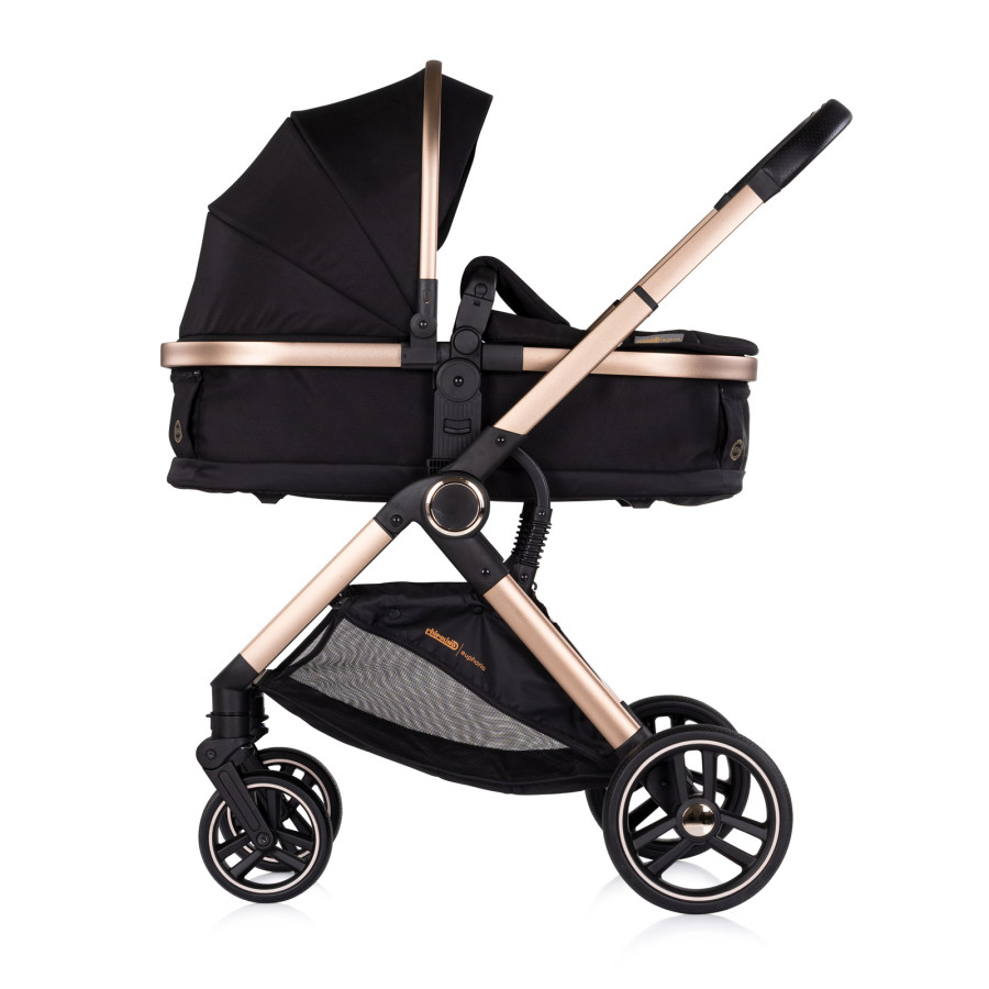 Детска количка 3 в 1 Еуфория черна