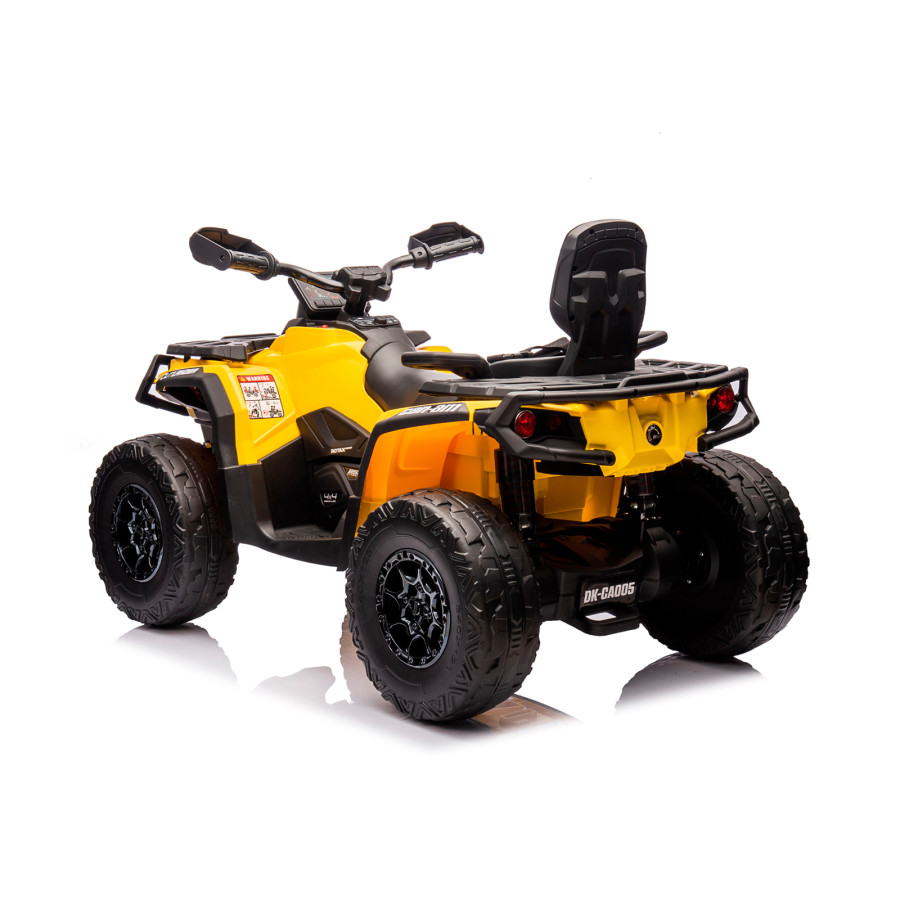Електрическо ATV CanAm Outlander жълто с EVA гуми