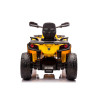 Електрическо ATV CanAm Outlander жълто с EVA гуми