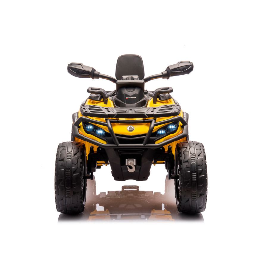 Електрическо ATV CanAm Outlander жълто с EVA гуми
