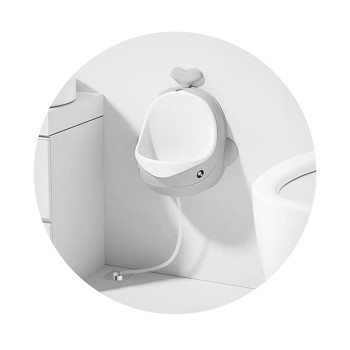 Гърне - писоар за момченца Китче сиво