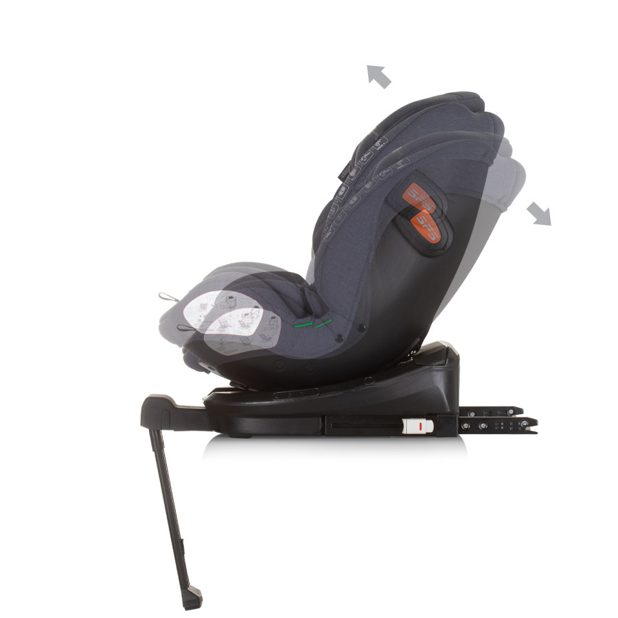 Стол за кола 360 I-size 40-150 Торино гранит