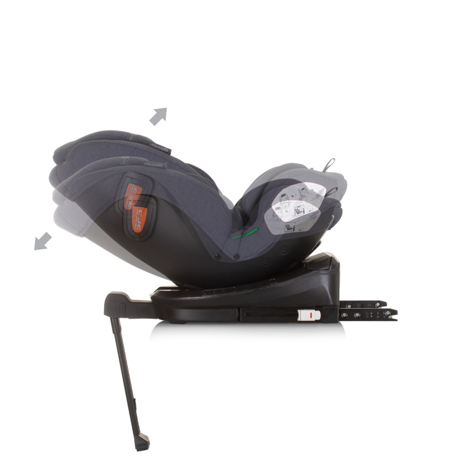 Стол за кола 360 I-size 40-150 Торино гранит