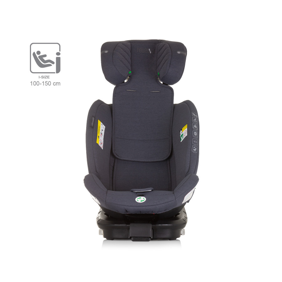 Стол за кола 360 I-size 40-150 Торино гранит
