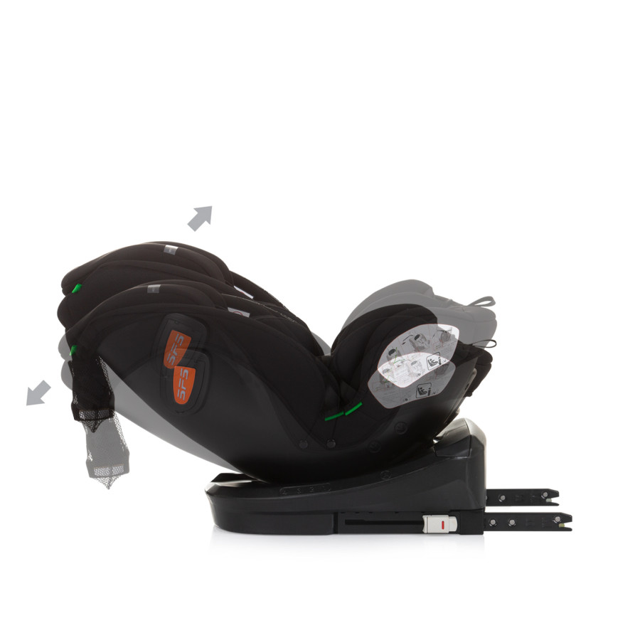 Стол за кола 360 I-size 40-150 Воларе обсидиан