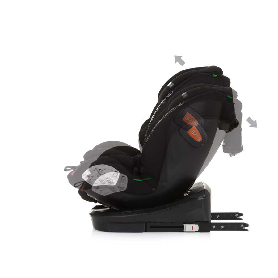 Стол за кола 360 I-size 40-150 Воларе обсидиан