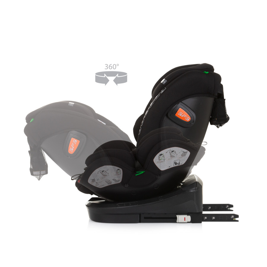 Стол за кола 360 I-size 40-150 Воларе обсидиан