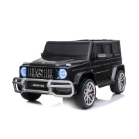 Електрически джип Mercedes G63 за две деца с EVA гуми черен